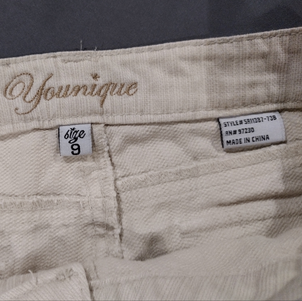 Younique Corduroy Pants - Juniors Size 9 - Late 90's Fabric - Picture 4 of 7